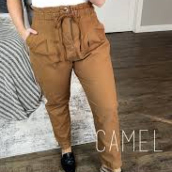 NWT Camel Canvas Pants - Picture 8 of 8